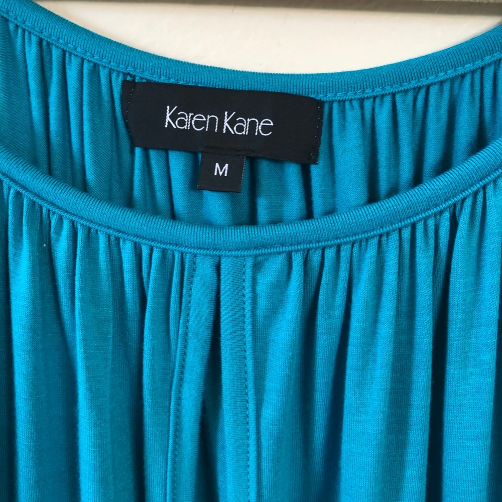 Karen Kane Turquoise Top - Picture 3 of 7